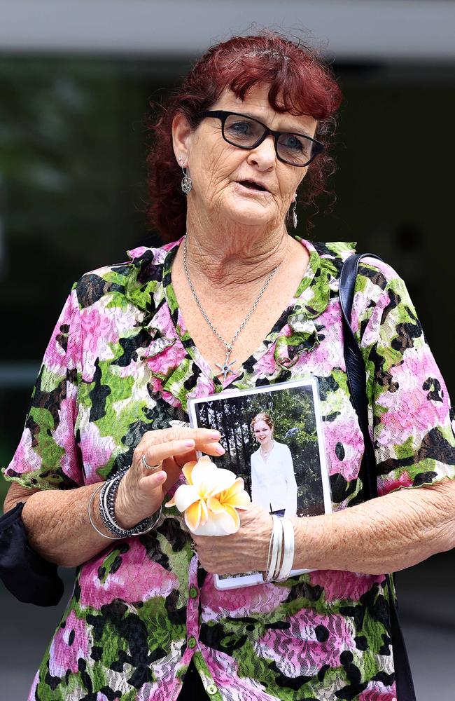 Cheryl-Lee Francis, the mother of victim Shae Francis, leaves then Brisbane Supreme court. Picture: Adam Head