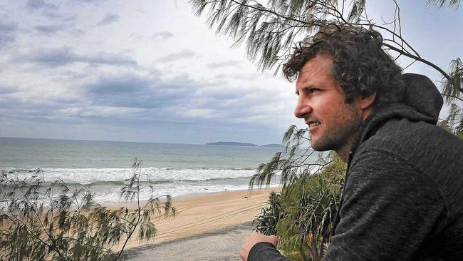 Epic Ocean Adventures tour guide Tyron van Santen after whale encounter off Double Island Point . Picture: Renee Albrecht