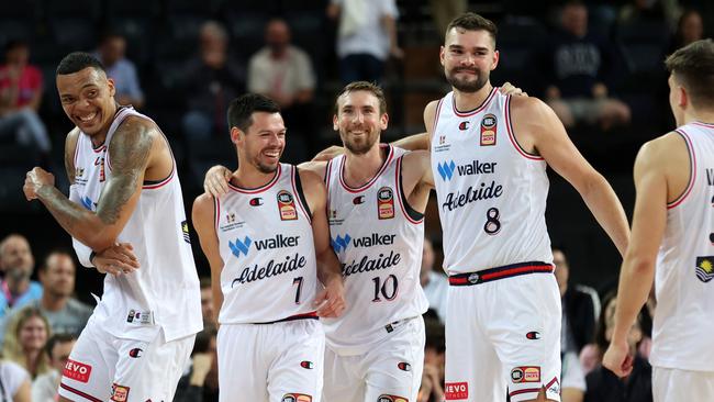 The Adelaide 36ers season has continued to gain momentum, with a come-from-behind win over New Zealand. Picture: Getty Images.