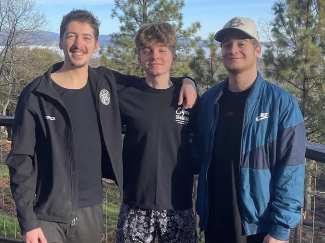 The star has two sons and an adopted nephew. Picture: Instagram