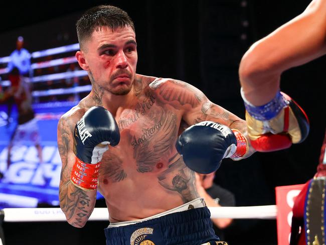 Kambosos shocked the world with a win over Teofimo Lopez in 2021. Picture: Rich Graessle/Icon Sportswire via Getty Images