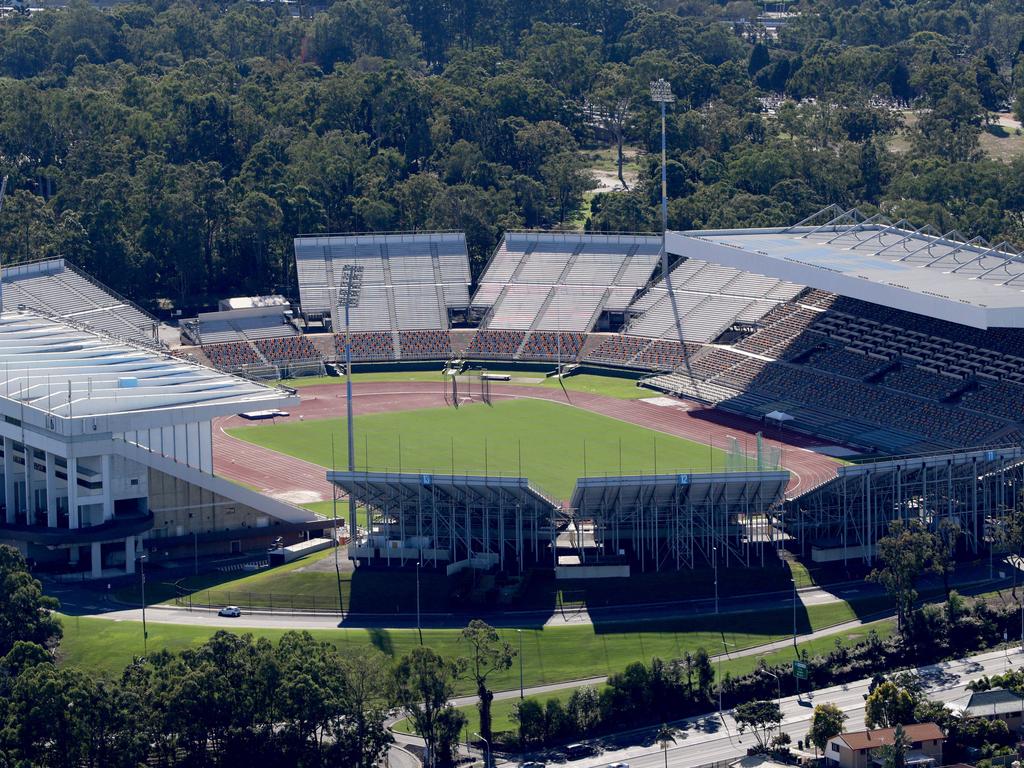 QSAC Stadium from the air. Picture: Darren England