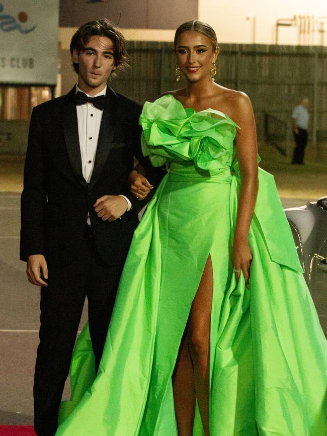 Harry Nasso and Jasmine Gill at the 2023 St Lukes Anglican College formal.