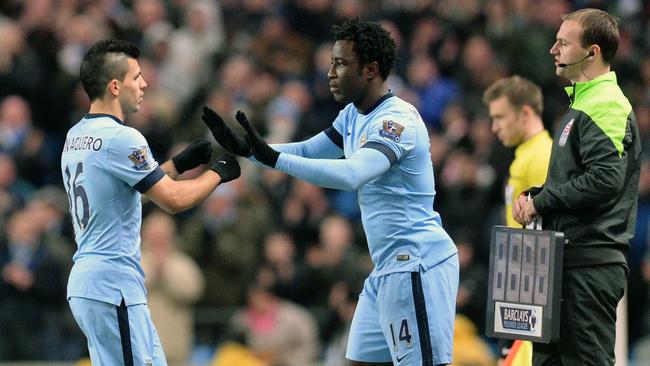 Wilfried Bony comes on for his debut.