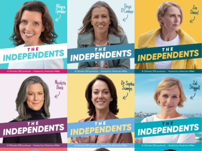 Candidates running as independents in the federal election. Picture: Supplied