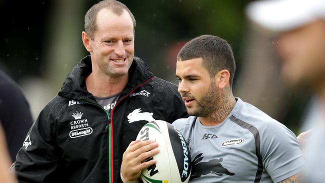 Reynolds says he isn’t concerned about his future after talking to Souths coach Michael Maguire.