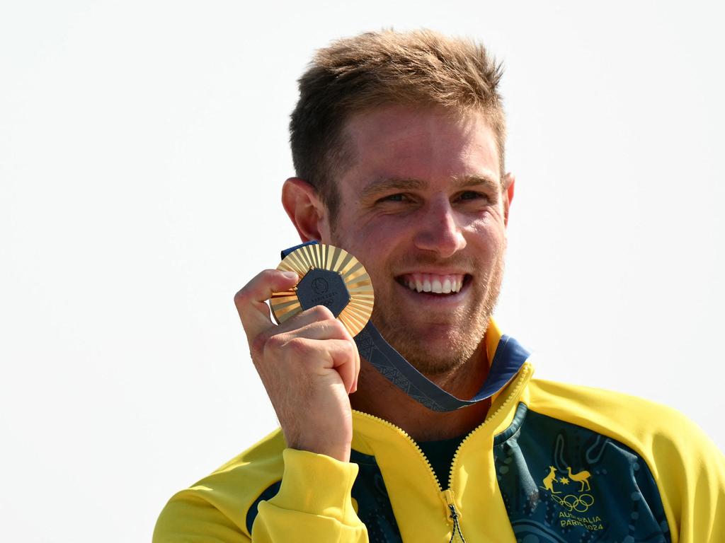 Matt Wearn has defended the gold medal he won in Tokyo. Picture: Christophe Simon/ AFP)