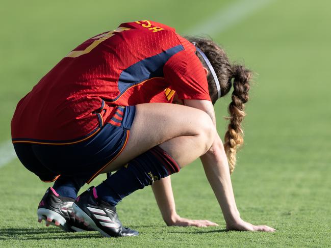 The state of Spain’s women’s football team is important to recognise ahead of a game-changing World Cup. Picture: Damian Briggs/Speed Media/Icon Sportswire via Getty Images