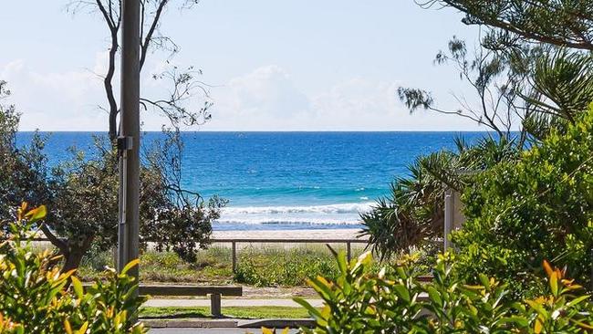 An apartment at Currumbin that was owned by Matt Robinson will be auctioned by the mortgagee on Saturday. Photo: Supplied