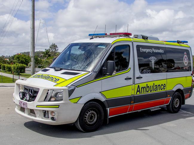 Emergency services attend a incident at what is to be believed the Village Roadshow Studios (possibly around sound stage 9).  Picture: Jerad Williams ambulance generic gold coast