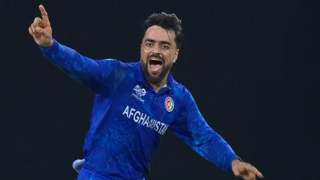 Rashid Khan was up and about.