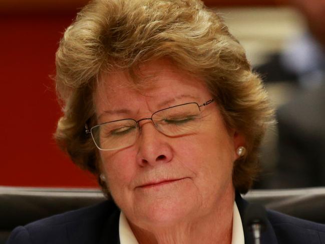 NSW Minister of Health Jillian Skinner answers questions at budget estimates 2016/2017 at NSW State Parliament.