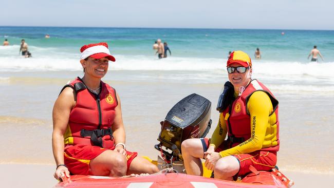 He included volunteers, lifeguards, emergency services and defence force personnel in his address. Picture: NCA NewsWire / Seb Haggett