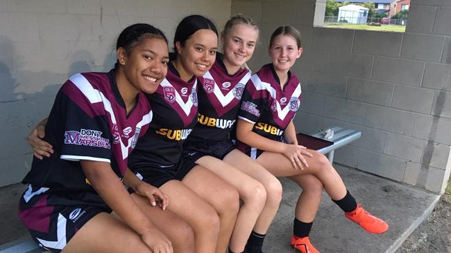 Marsden SHS's open girls' bench.