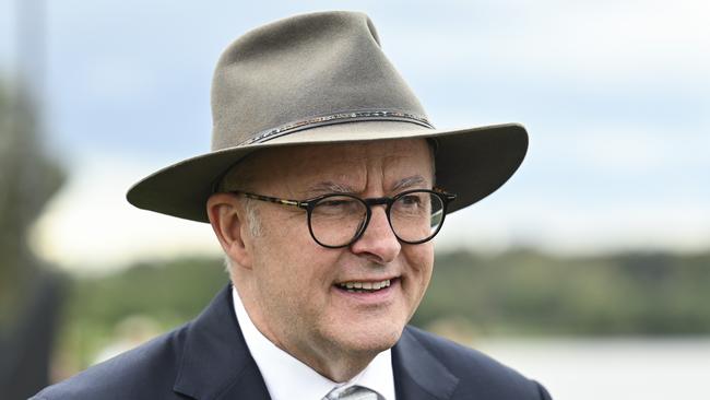 Anthony Albanese during in Canberra on Friday. Picture: NCA NewsWire / Martin Ollman