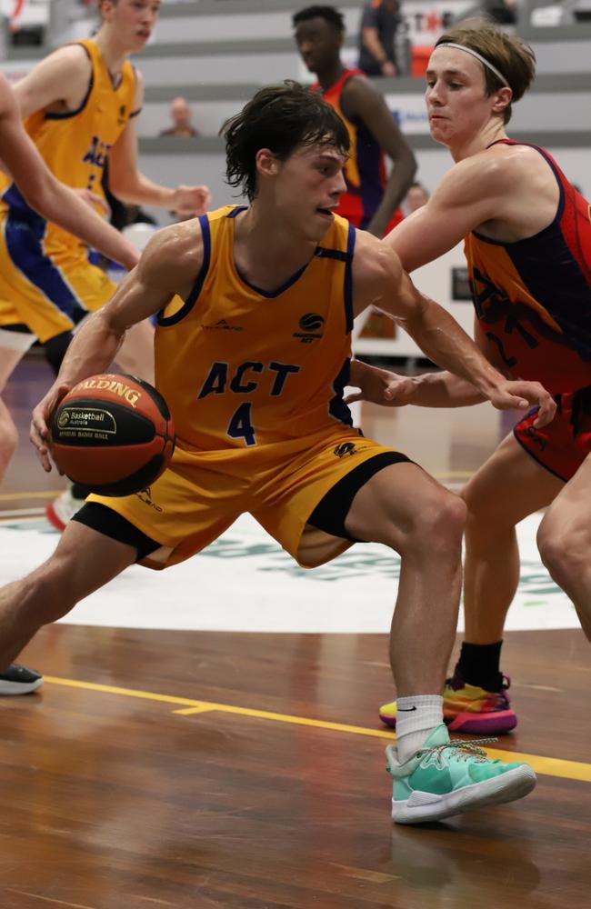 ACT's Cameron Pender during the 2022 Under-20s and Ivor Burge National Championships. Picture: Click In Focus