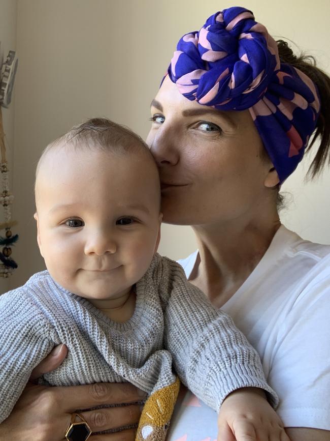 Emily Somers with her beautiful son Sidney. Picture: Supplied