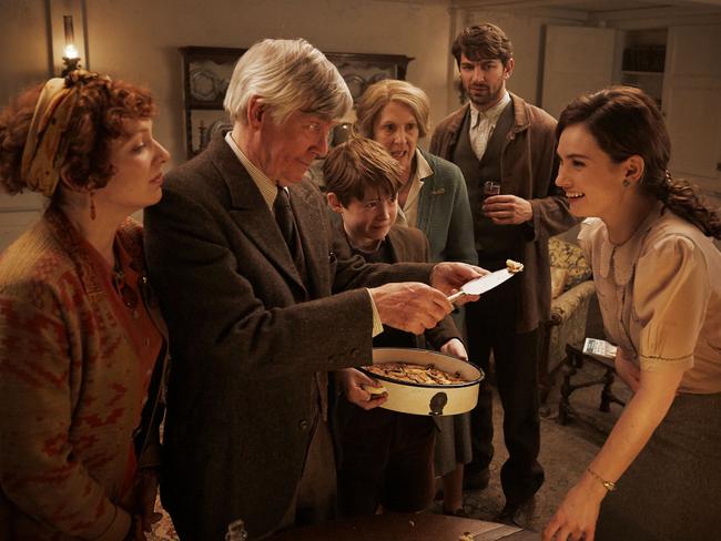 James as Juliet in <i>The Guernsey Literary &amp; Potato Peel Pie Society.</i> Picture: Studiocanal