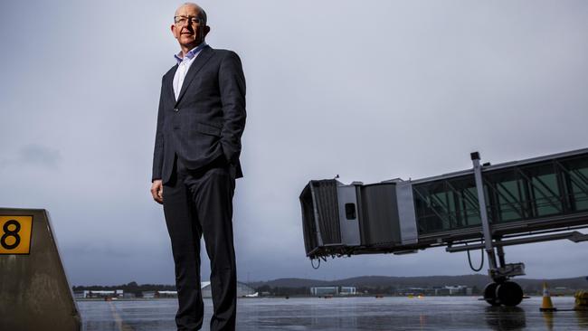 Canberra Airport CEO Stephen Byron at Canberra Airport. Picture: Sean Davey