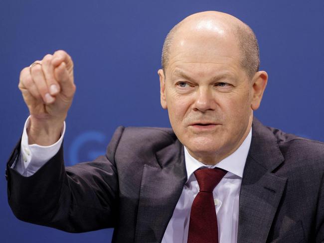 Germany will start rolling back most of its coronavirus curbs as the country's falling infection rate suggests the Omicron-fuelled wave has peaked, Chancellor Olaf Scholz said. Picture: Michele Tantussi.