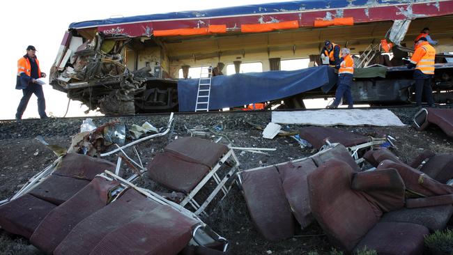 In 2007, 11 people died when a V/Line passenger train was hit by a truck on a level crossing near Kerang, Victoria.