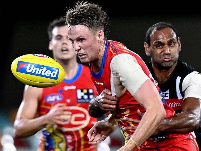 Jack Lukosius is already a star in the making at Gold Coast. Picture: Bradley Kanaris/Getty Images