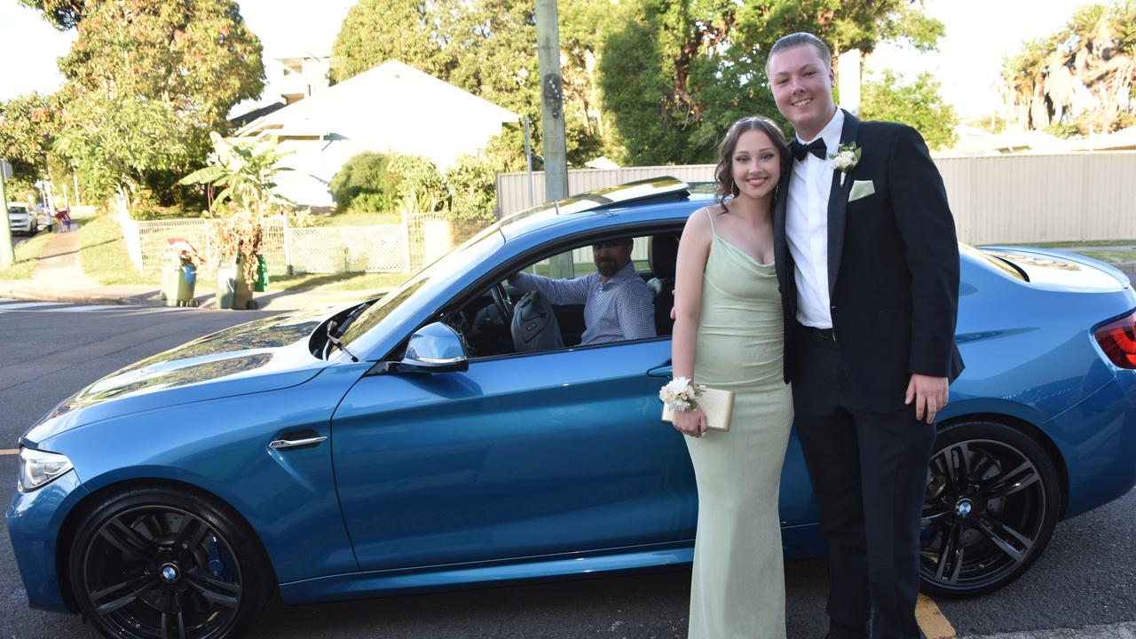 Charlotte Smith and Ollie Parsonage at the Sunshine Coast Grammar School formal on November 17. Picture: Sam Turner