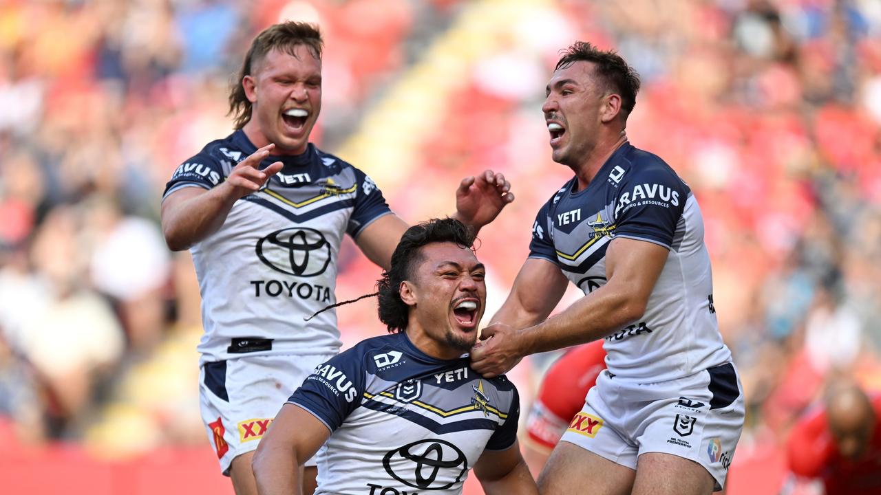 The Cowboys were way too good for the Dolphins. Picture: SCOTT DAVIS / NRL IMAGERY