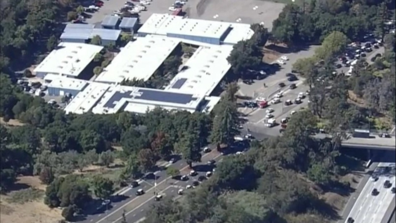 The building is shared by multiple schools. Picture: ABC7