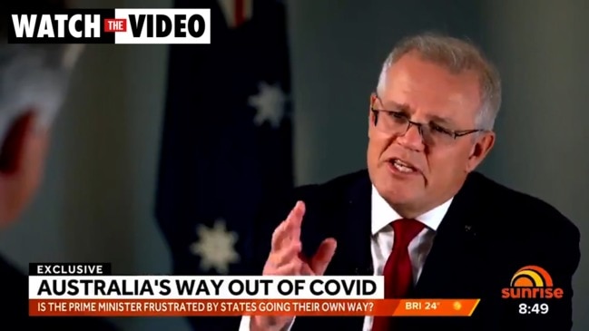 PM blasts WA and QLD over tough border stance (Sunrise)