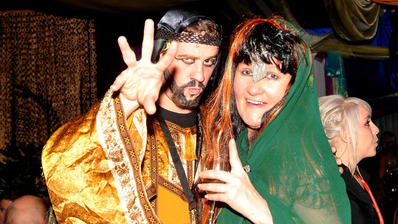 Grant and Sue Douglass at Tubby's Arabian Night Fundraiser at the Coffs Harbour Surf Club. Photo: Leigh Jensen / Coffs Coast Advocate