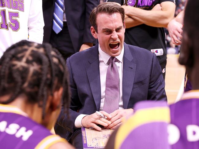 Sydney Kings coach Chase Buford is determined to help the Kings win back-to-back titles. Photo: Mark Kolbe/Getty