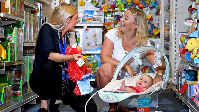 Baby Bunting says its sales were strong as stores stayed open during the pandemic. Picture: John Gass.