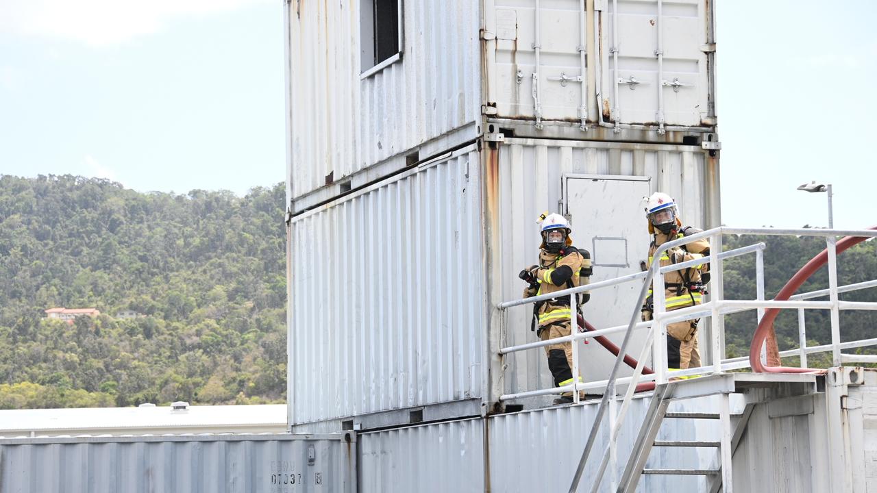 An Airlie Beach firefighter has shared a day in his life, which involves responding to emergencies while juggling work and personal life. Picture: Jason Ng