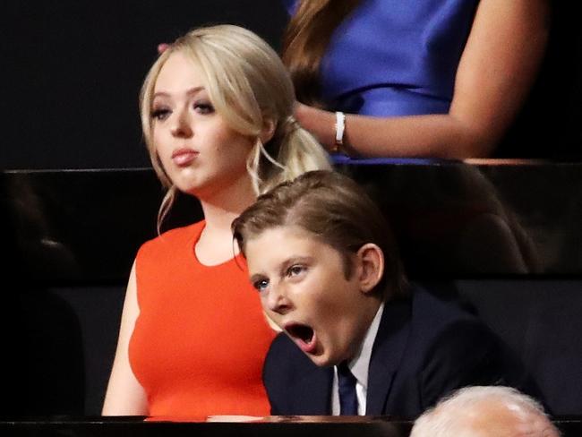 You kind of have to respect him for not even *trying* to hide his boredom. He’s really letting it all hang out in this pic. Picture: Win McNamee/Getty Images