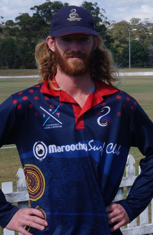 Maroochydore cricketer Luke McInnes.