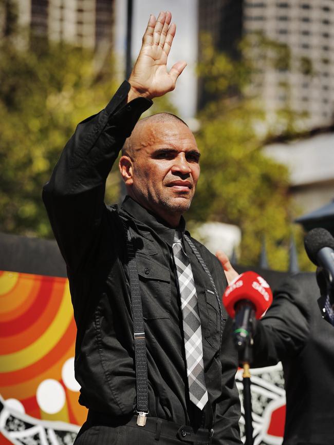 Anthony Mundine says thank you for all the support he has received from the public and the media during his career. Picture: Sam Ruttyn