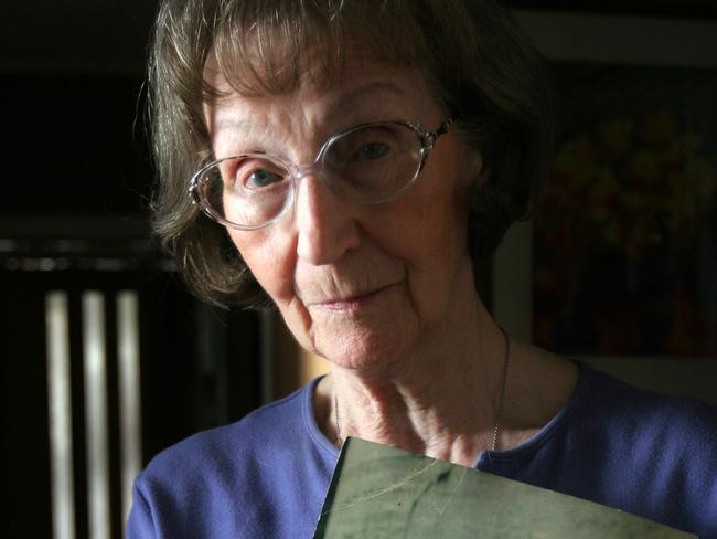 POLAND - MAY 24:  Zofia Posmysz-Piasecka, a survivor of Auschwitz concentration camp, talks in her home in central Warsaw, Monday, May 15, 2006. Pope Benedict XVI will arrive tomorrow in his predecessor's homeland Poland, where a new government's insistence on conservative Roman Catholic social policies has sparked protests.  (Photo by Andrzej Wiktor/Bloomberg via Getty Images)