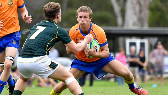 AIC First XV rugby union between Villanova College and Marist College Ashgrove Saturday April 29, 2023. Picture, John Gass