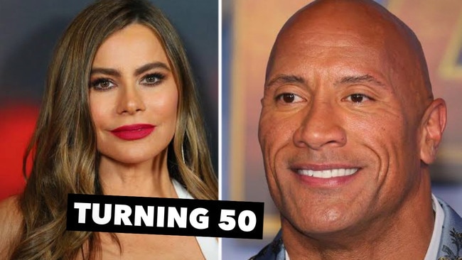 Sofia Vergara and Dwayne Johnson are among the famous faces turning 50 in 2022.