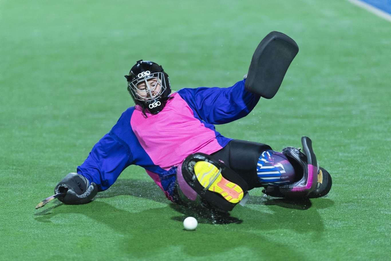 Red Lions keeper Kristi Skuse makes a save in the game against Rangeville in Toowoomba Hockey COVID Cup women round two at Clyde Park, Friday, July 17, 2020. Picture: Kevin Farmer