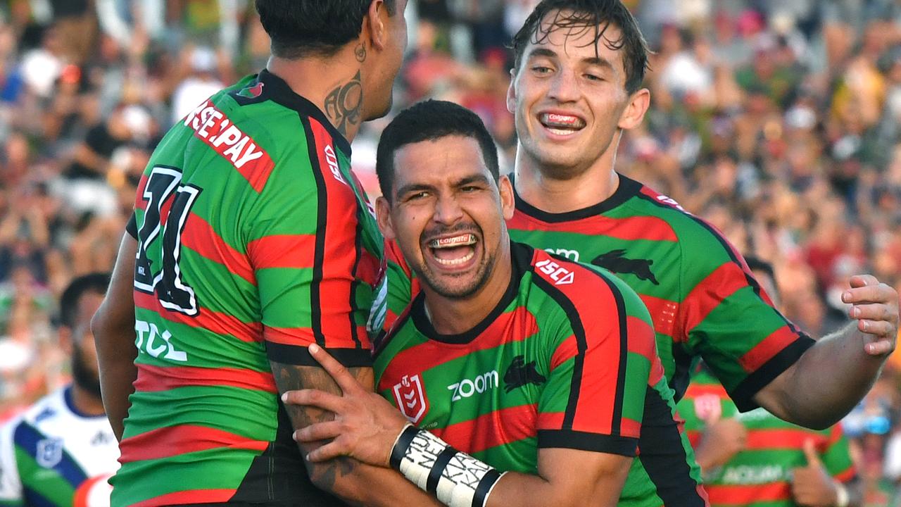 Cody Walker scored four tries for the Rabbitohs on Saturday. (Pic: Darren England/AAP) 