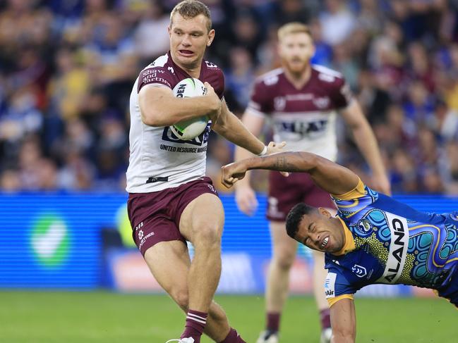 Trbojevic was named in the Sea Eagles’ starting line-up but could be a late scratching. Picture: Mark Evans/Getty Images