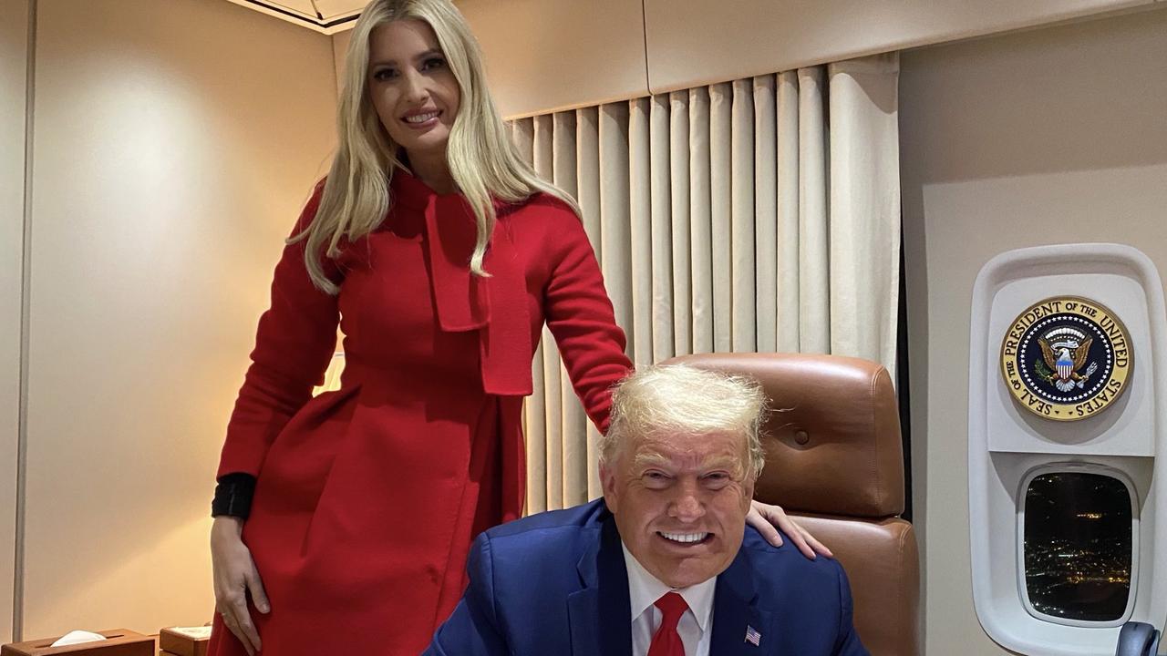 Ivanka has been roasted for sharing a list of her father’s ‘achievements’ days after a deadly riot at the Capitol. Picture: Ivanka Trump/Twitter