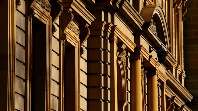 treasury buildings in Franklin Square, Hobart