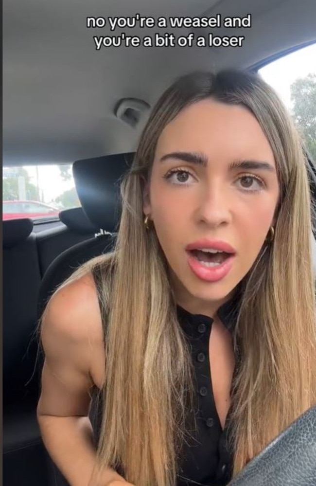 Maddison Lieberwirth took to social media with a very stark warning for her male followers. Picture: TikTok/@maddisonlieberwirth