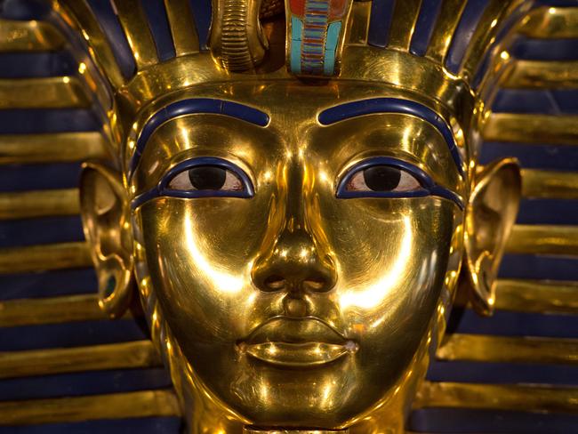 Egyptian pharaoh Tutankhamun’s death mask. Picture: AFP