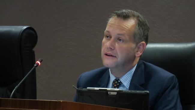 Dubbo mayor Ben Shields refused to back down at a May 24, 2021 meeting of council. Picture: Ryan Young