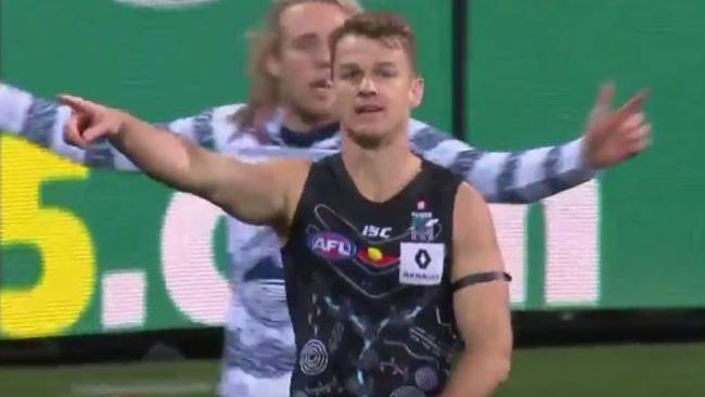 Robbie Gray claims he was aiming for a teammate.