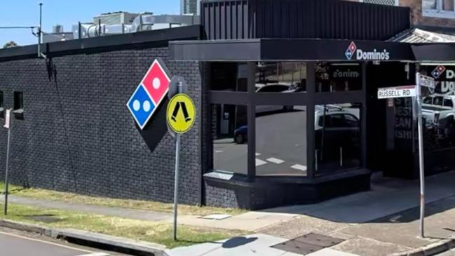 A man armed with a firearm robbed employees of the Domino’&#128;&#153;s Pizza shop on Regent St at New Lambton on February 11, 2024. Picture: Google Maps.